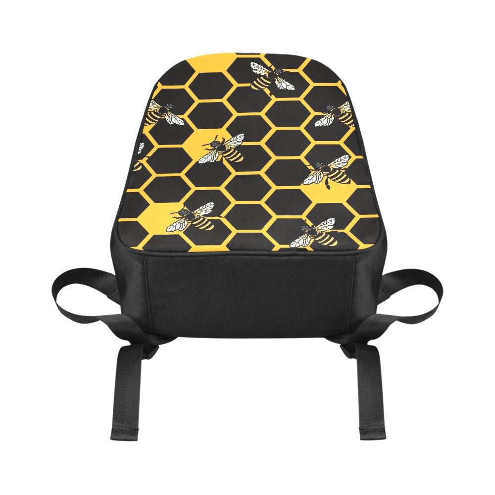 Honey Bees Back Pack, Honey Comb Backpack,