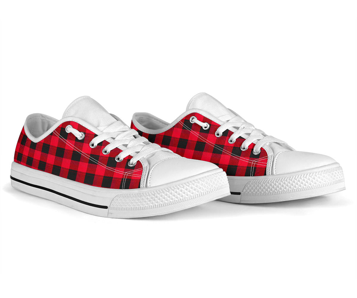 Buffalo Plaid Low Top Sneakers