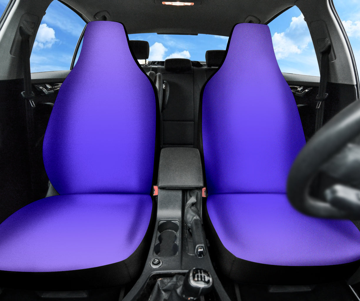 Purple Ombre 5 Car Seat Covers (Set of 2)