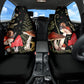 witchy mushrooms car seat covers, cottagecore ferns berries snails