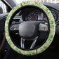 Botanical Green Plants Steering Wheel Cover