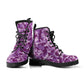 Purple Camo Combat Boots