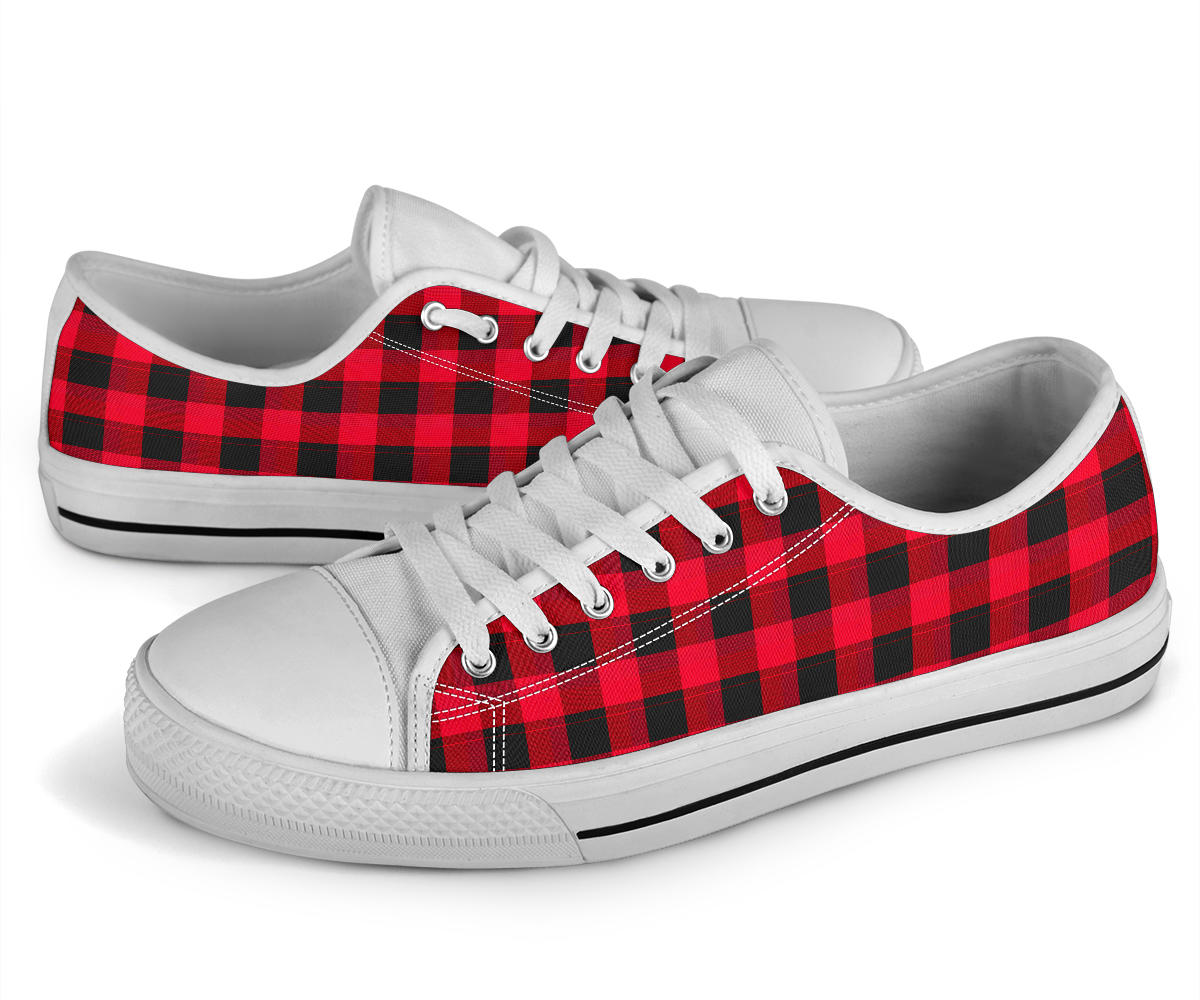 Buffalo Plaid Low Top Sneakers