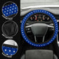 Blue Stars Steering Wheel Cover
