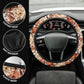 Autumn Flowers Steering Wheel Cover
