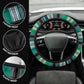 Green Serape Steering Wheel Cover