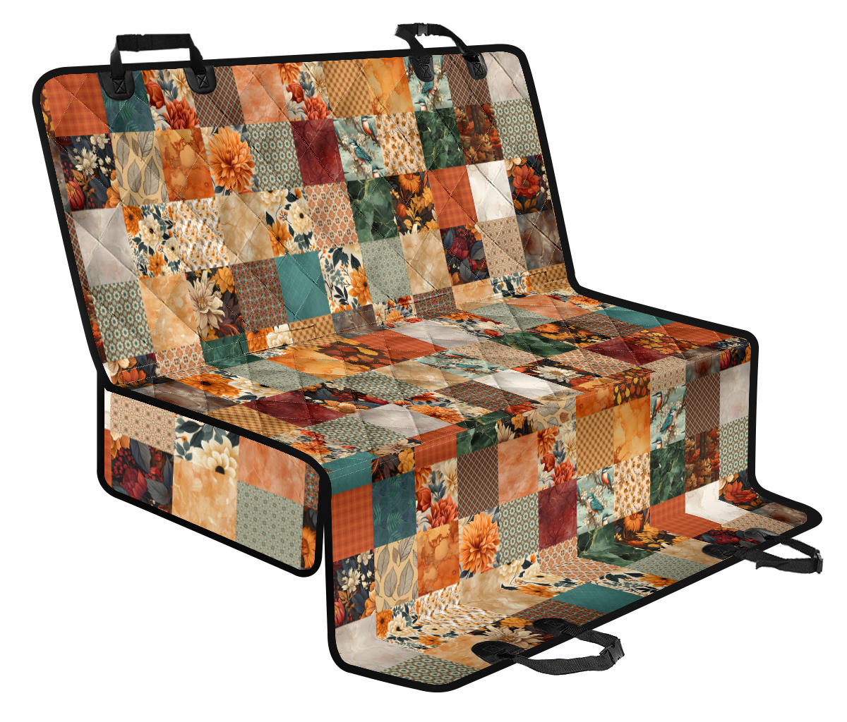 Autumn Patchwork Car Pet Seat Cover