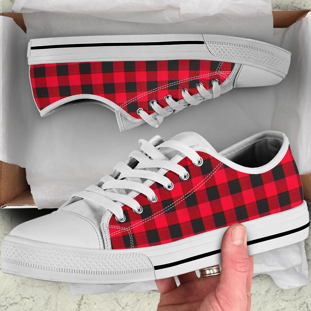 Buffalo Plaid Low Top Sneakers