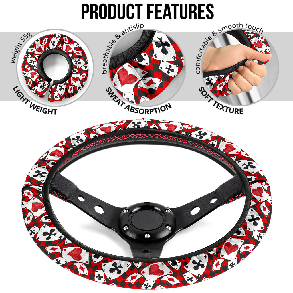 Alice in wonderland steering wheel cover discount