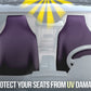 Purple Ombre Car Seat Covers (Set of 2)