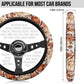 Autumn Flowers Steering Wheel Cover