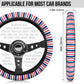 Patriotic Stripes (01)  Steering Wheel Cover
