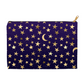 Indigo Stars and Moon Celestial Accessory Pouches