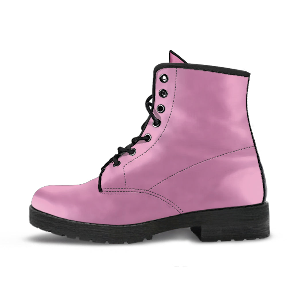 Pink Vegan Boots Mens Womens