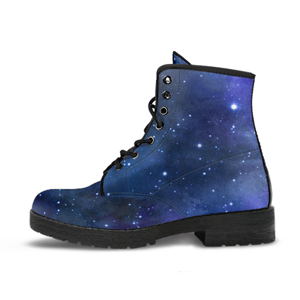 Blue Galaxy Ankle Boots