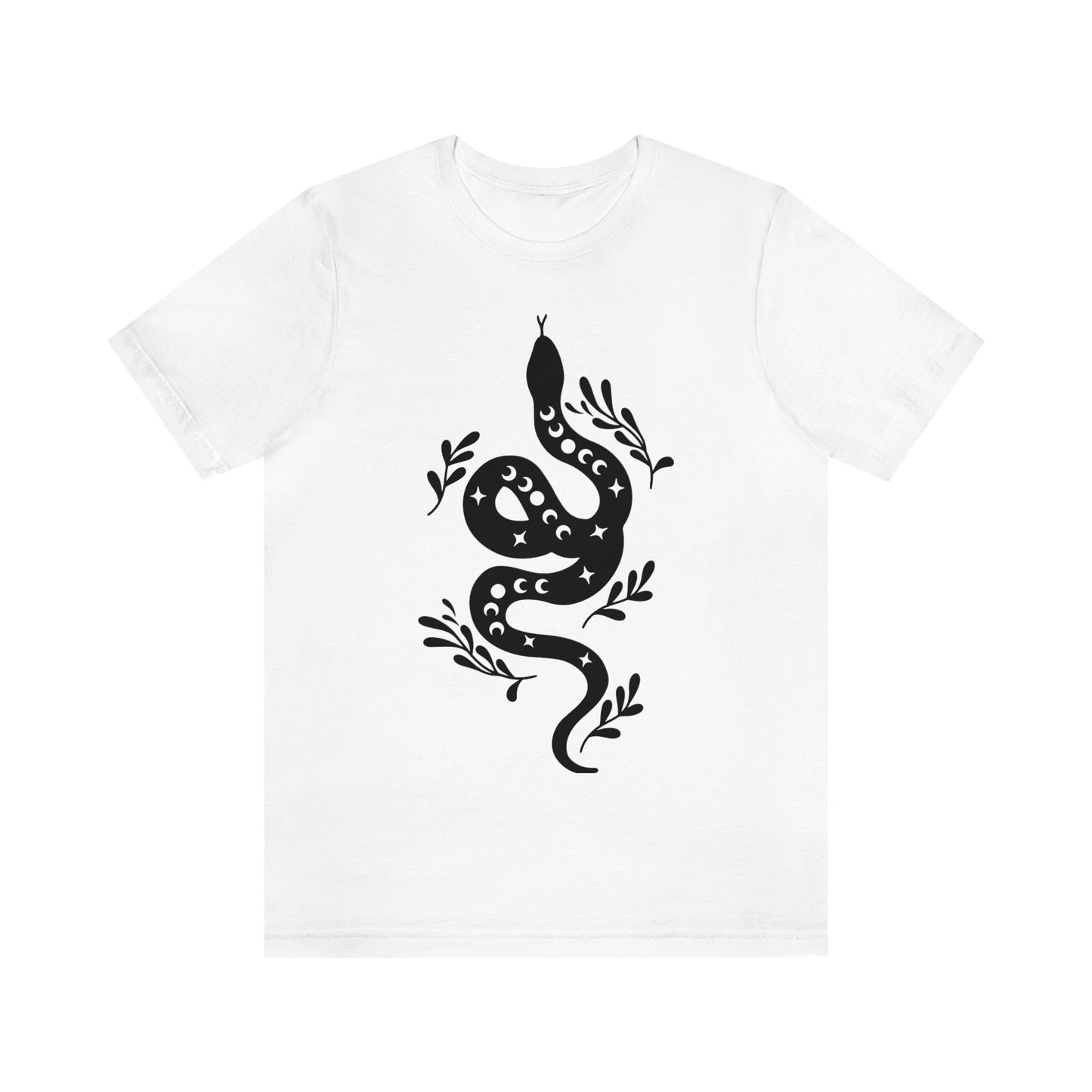 Celestial Snake Tee Shirt, Unisex Jersey Short Sleeve Tee