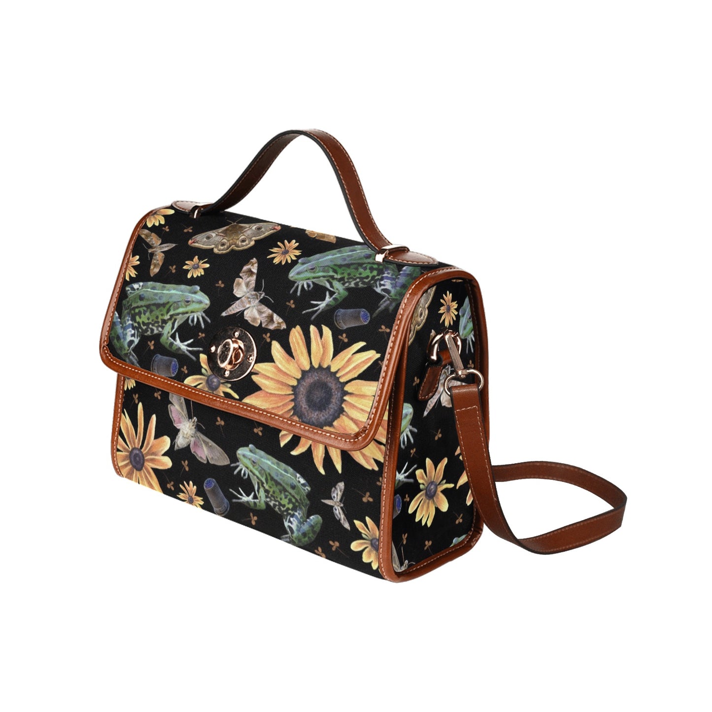 Frogs and Sunflowers Purse