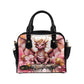 Pink and Gold Dragons Purse Bowler Handbag