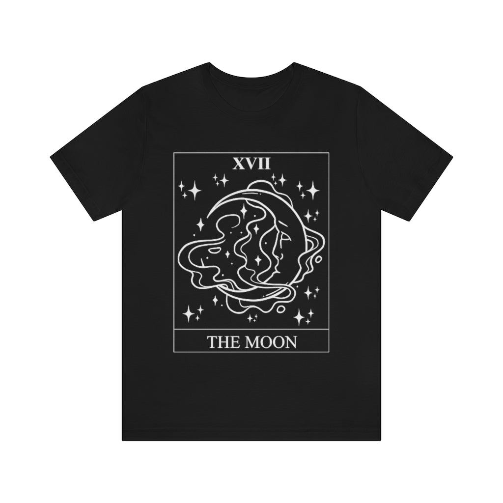 The Moon Tarot Card Tee Shirt, Witch Shirt, Unisex Jersey Short Sleeve Tee, Womens Bella Canvas T-Shirt