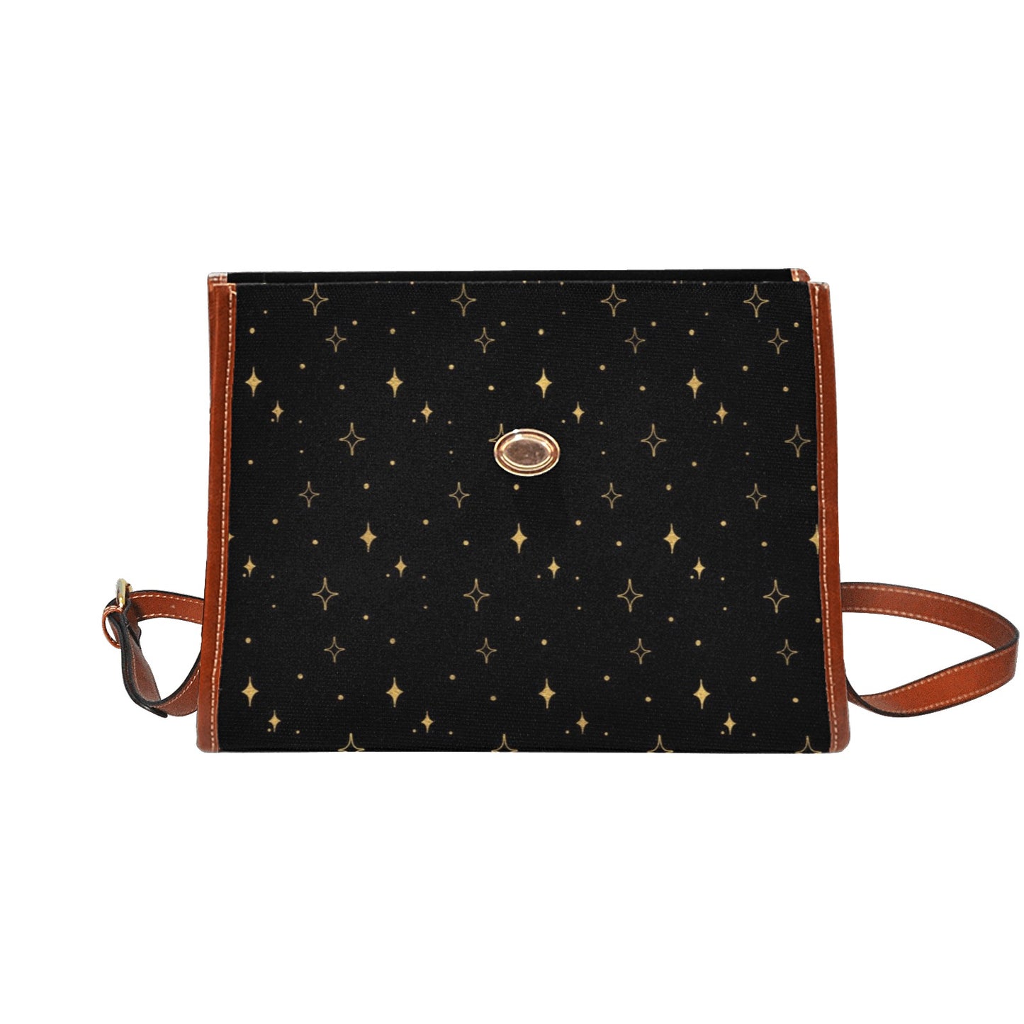 Witchy Moon Black Shoulder Bag Purse