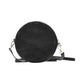 Red Black Roses Small Round Drum Bag