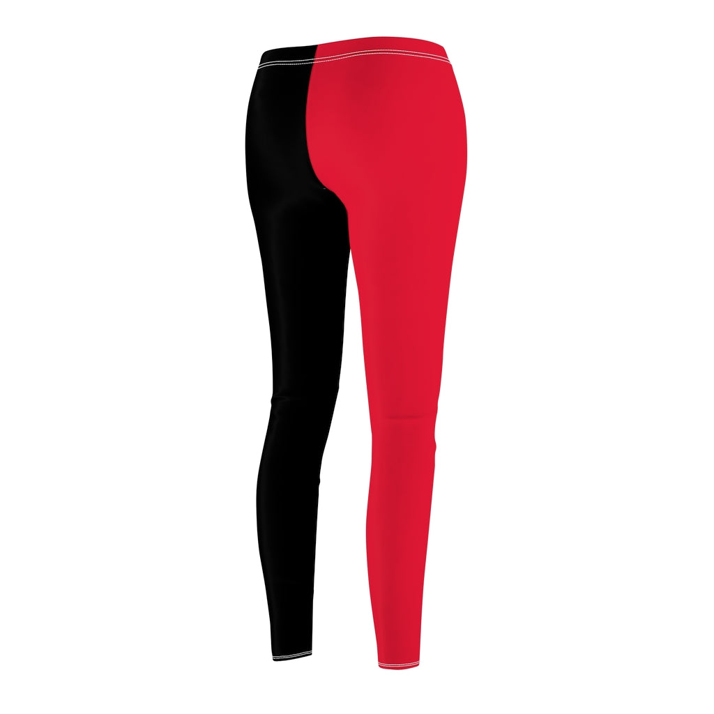 Harley Opposite Leggings Black Red  Ms. Quinn Inspired