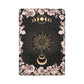 Pale Roses Cottagecore Watercolor Trifold Wallet Suns Moons Flowers