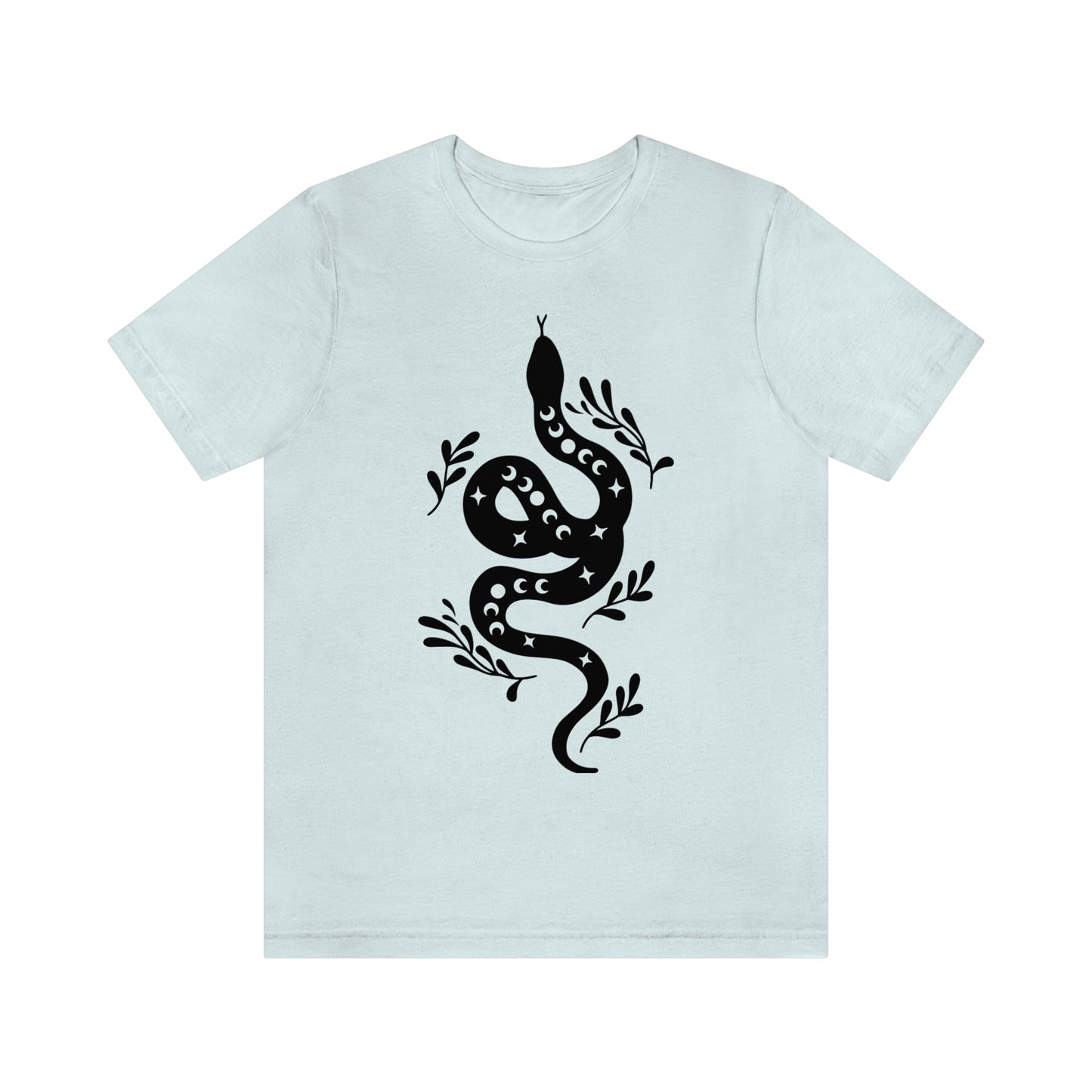 Celestial Snake Tee Shirt, Unisex Jersey Short Sleeve Tee