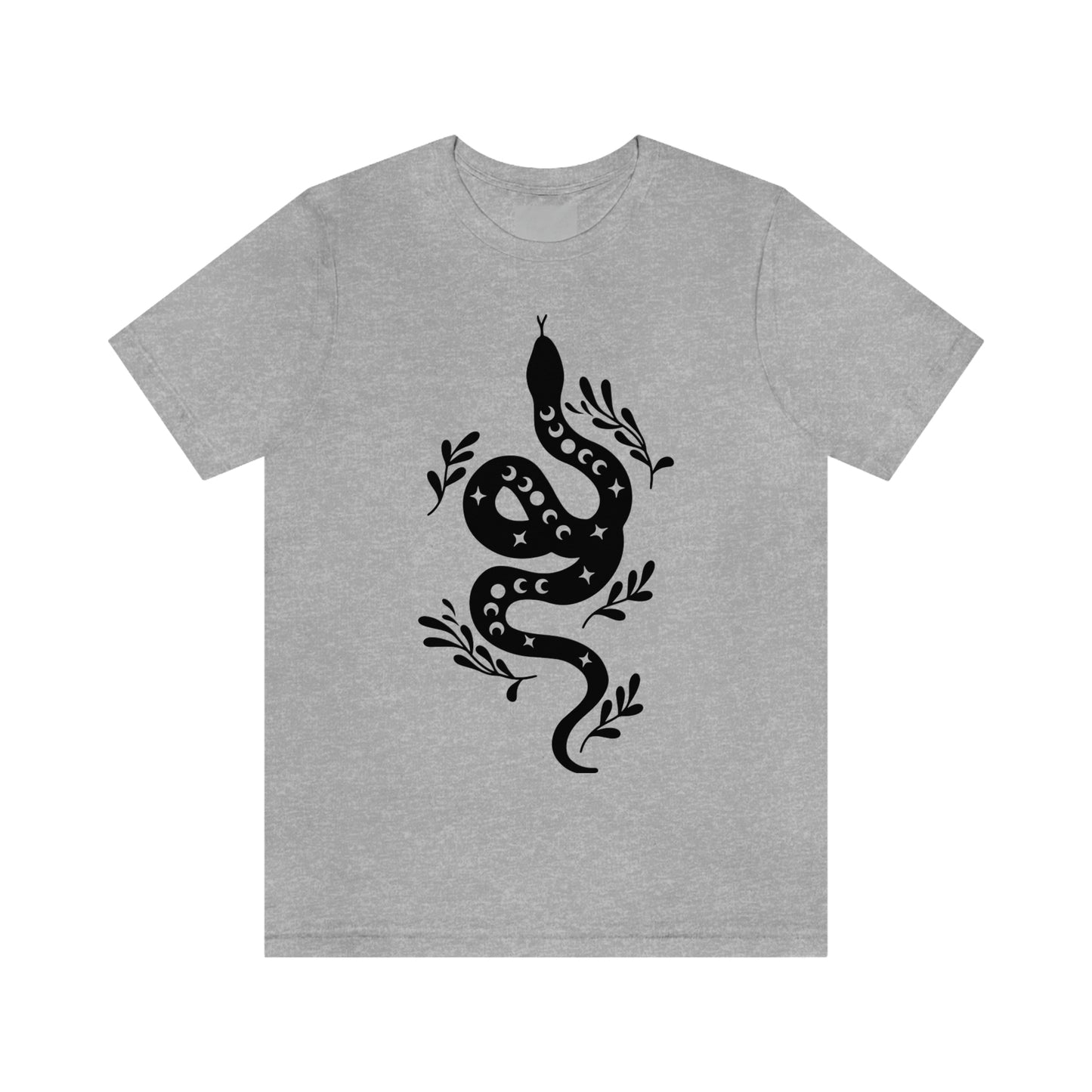 Celestial Snake Tee Shirt, Unisex Jersey Short Sleeve Tee