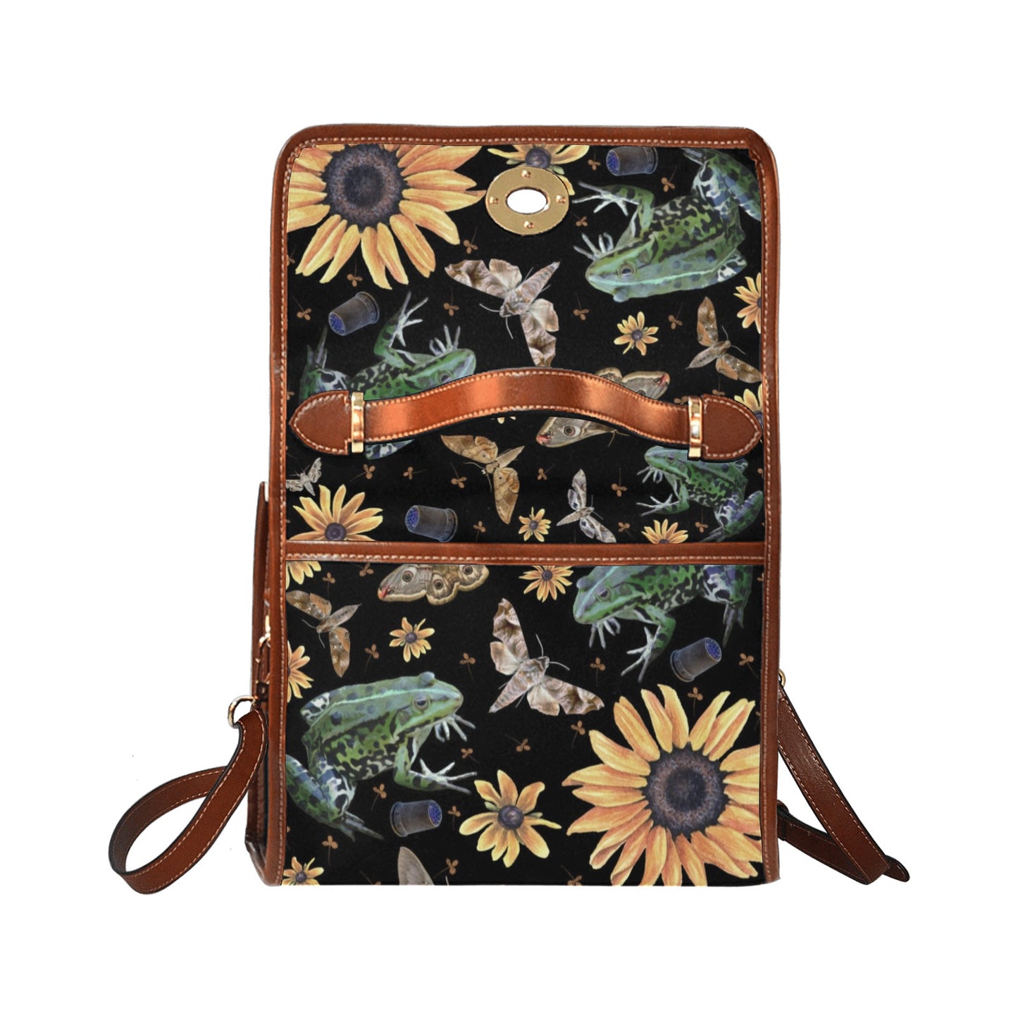 Frogs and Sunflowers Purse