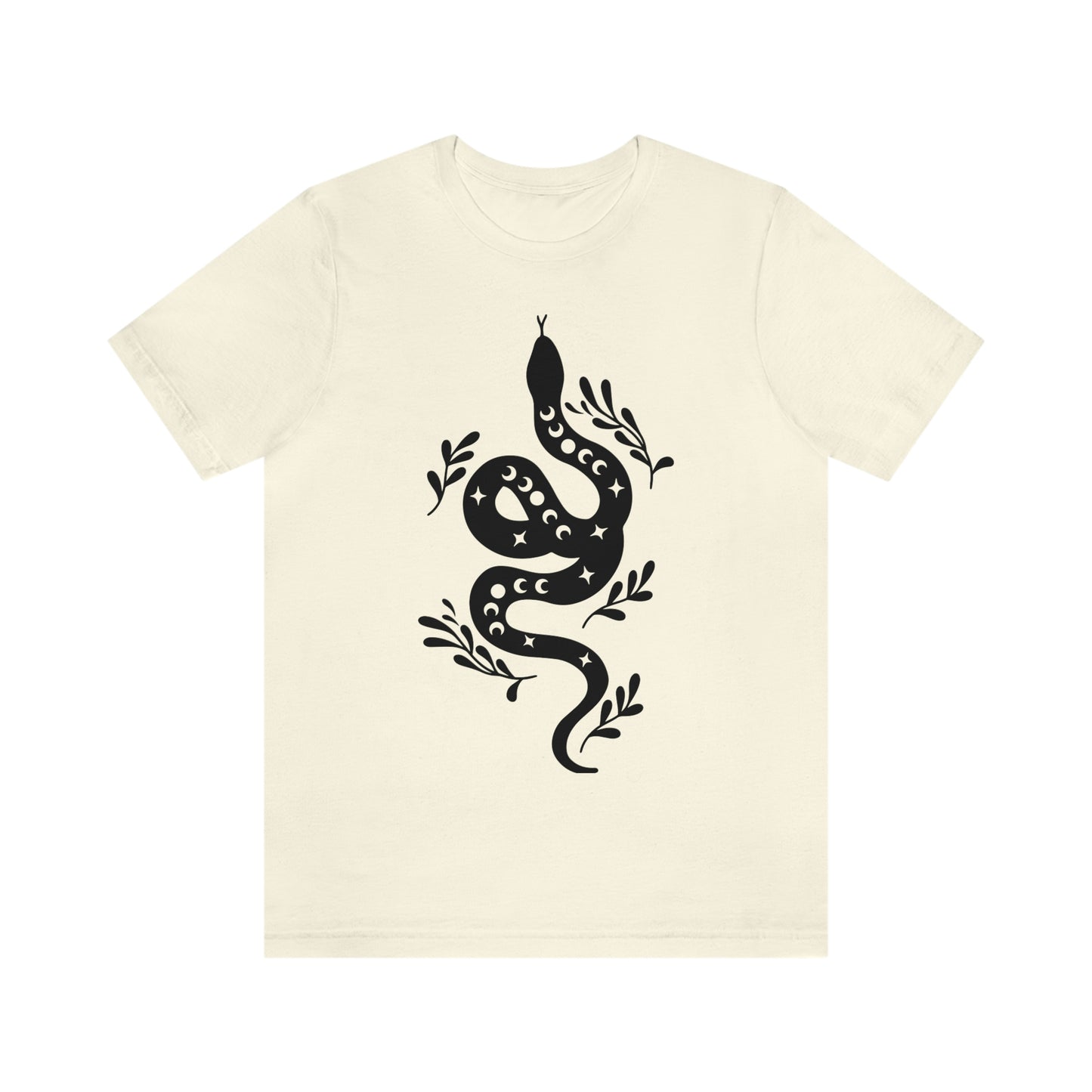 Celestial Snake Tee Shirt, Unisex Jersey Short Sleeve Tee