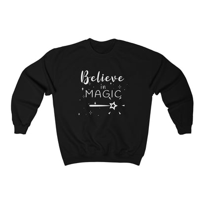 Believe in Magic Sweatshirt | Halloween Black Sweater | Witchy Shirt