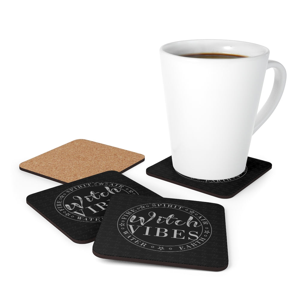 Witch Vibes - Corkwood Coasters Set