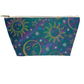 Celestial Teal Purple Sun Moon Starts Accessory Pouches (select size)