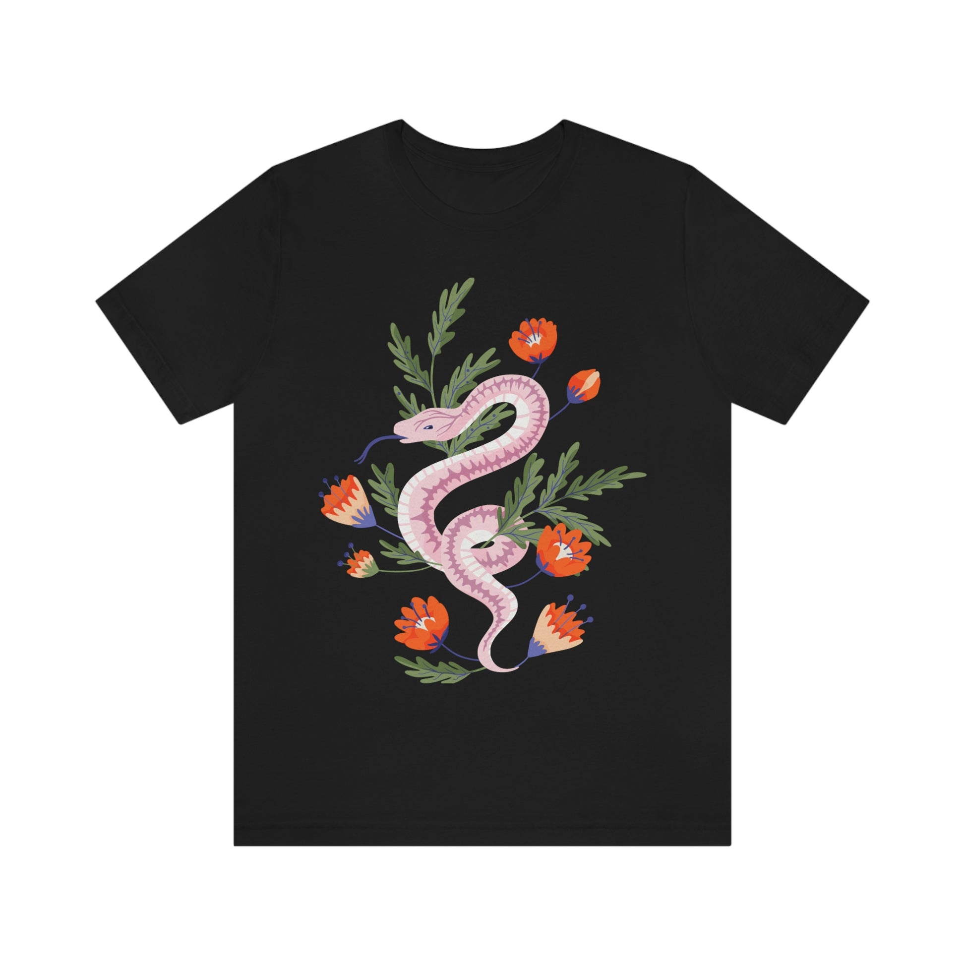 pink snake unisex tee shirt