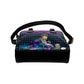 Purple Alice In Wonderland Handbag, Bowler Bag Purse
