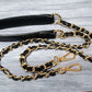 Black and Gold Chain Purse Strap 39 Inches
