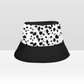 Dalmation Spots Adult Bucket Hat | Cruella Hat Cosplay Costume Halloween Costume Sun Hat Mens Womens