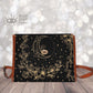 Floral Moon Crossbody Purse Witchcore Bag