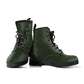 Dk Army Green Vegan Boots Lace Up