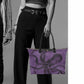 Purple Octopus Goth Bag, Classic 15 Inch Handbag Steampunk