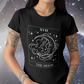 The Moon tarot card black witch t-shirt