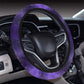 Neoprene Galaxy Car Steering Wheel Cover Purple