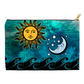 Watercolor Artistic Trendy - Accessory Pouch Dice Bag Choose Size Sun Moon Ocean Waves (Select Size)