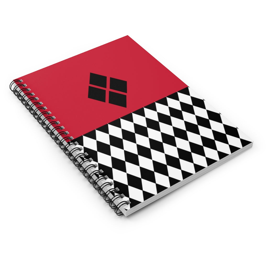 Harley Spiral Notebook 8x6 - Ruled Line  Ms. Quinn Inspired
