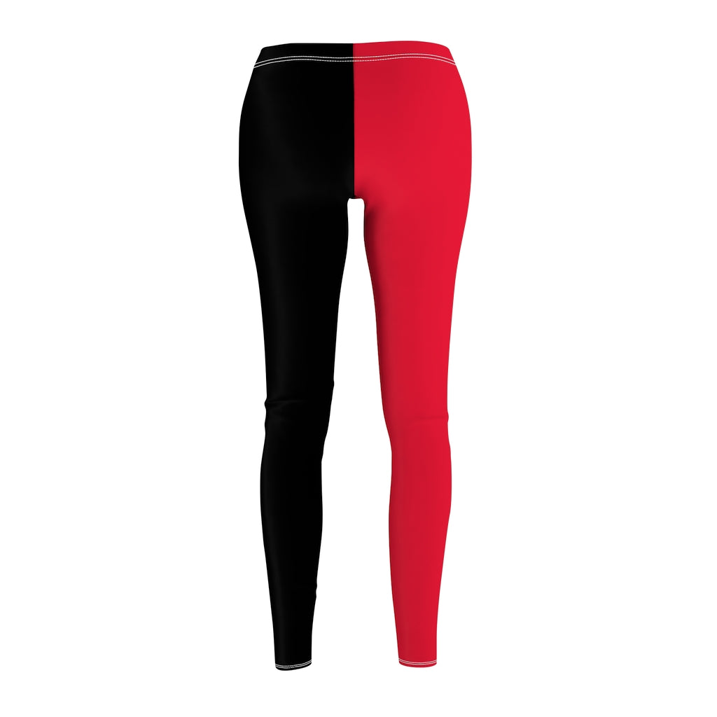 Harley Opposite Leggings Black Red  Ms. Quinn Inspired