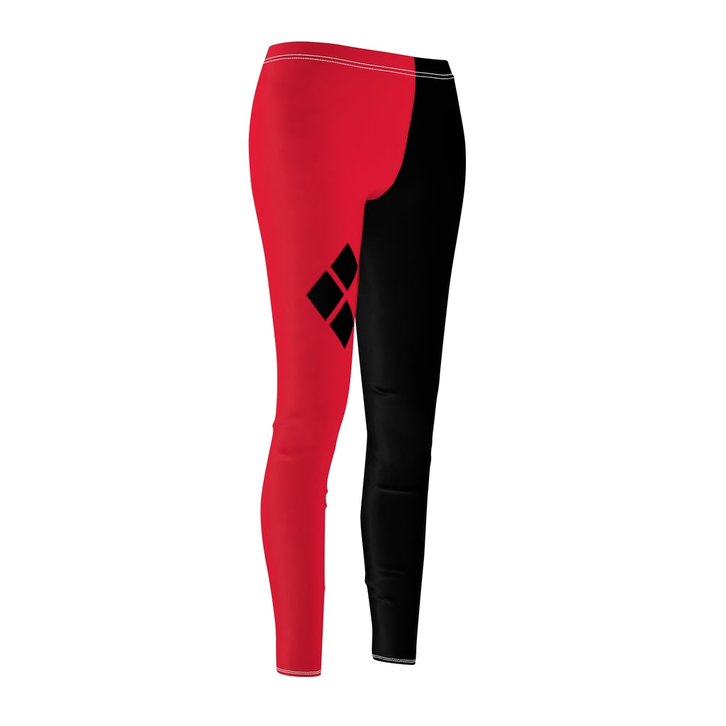 Harley Opposite Leggings Black Red  Ms. Quinn Inspired