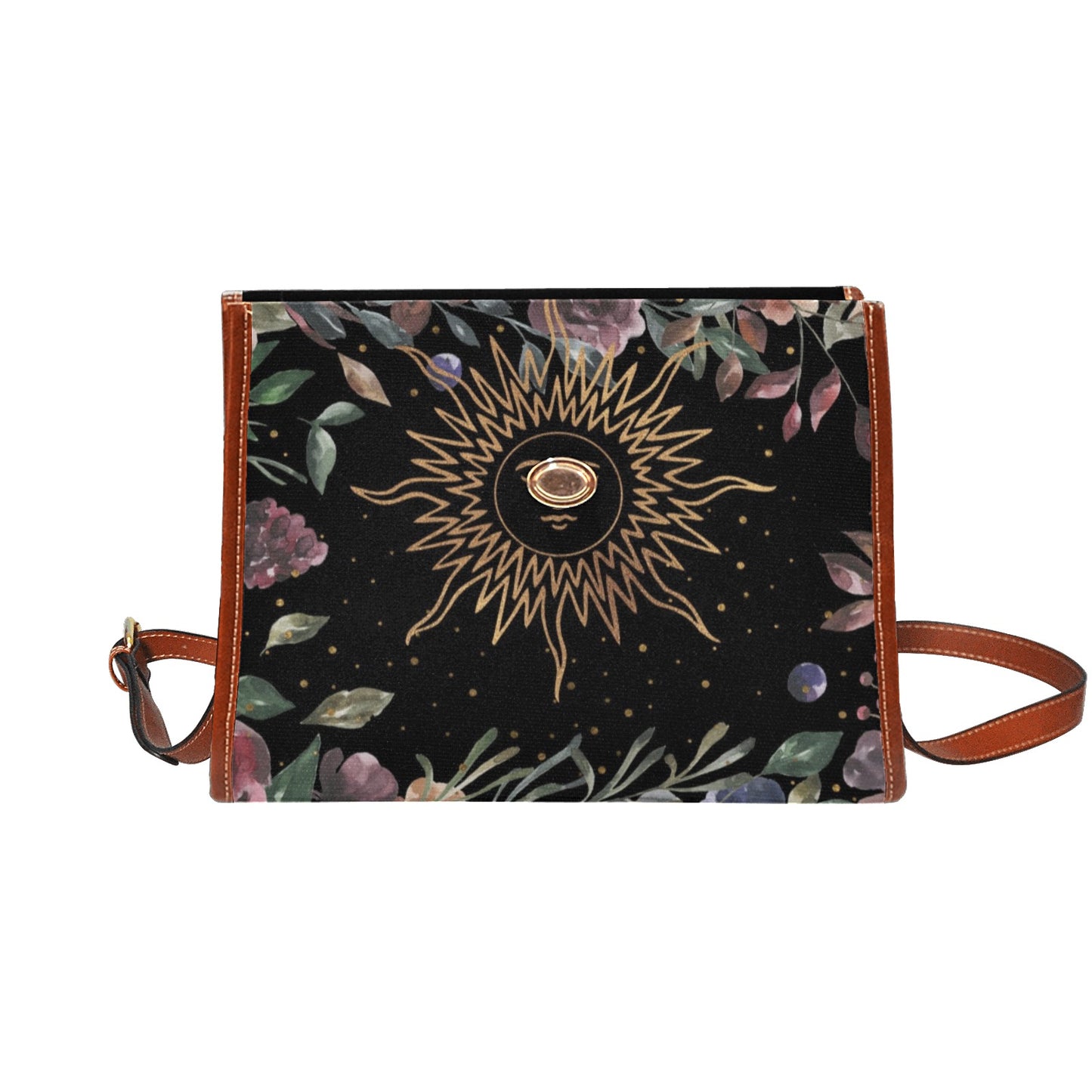 Sun and Moon Phases Cottagecore Purse