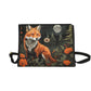 Orange Fox Purse Handbag, Crossbody Bag