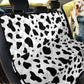 Cow Spots Car Pet Seat Cover | Cute Car Accessories Farm Animals Pattern